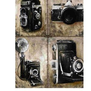17 Stories Vintage Camera Art Print - Black and Brown